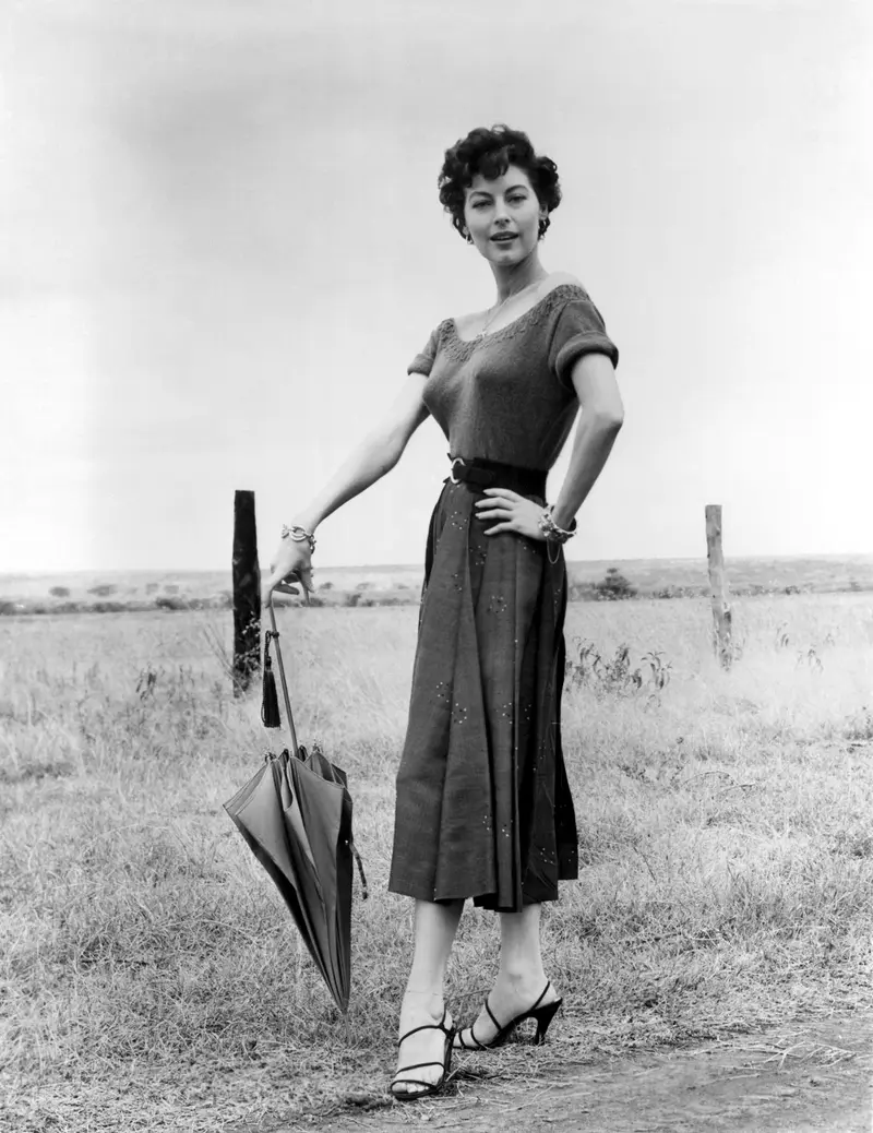 Ava Gardner in a still from Mogambo (1953)