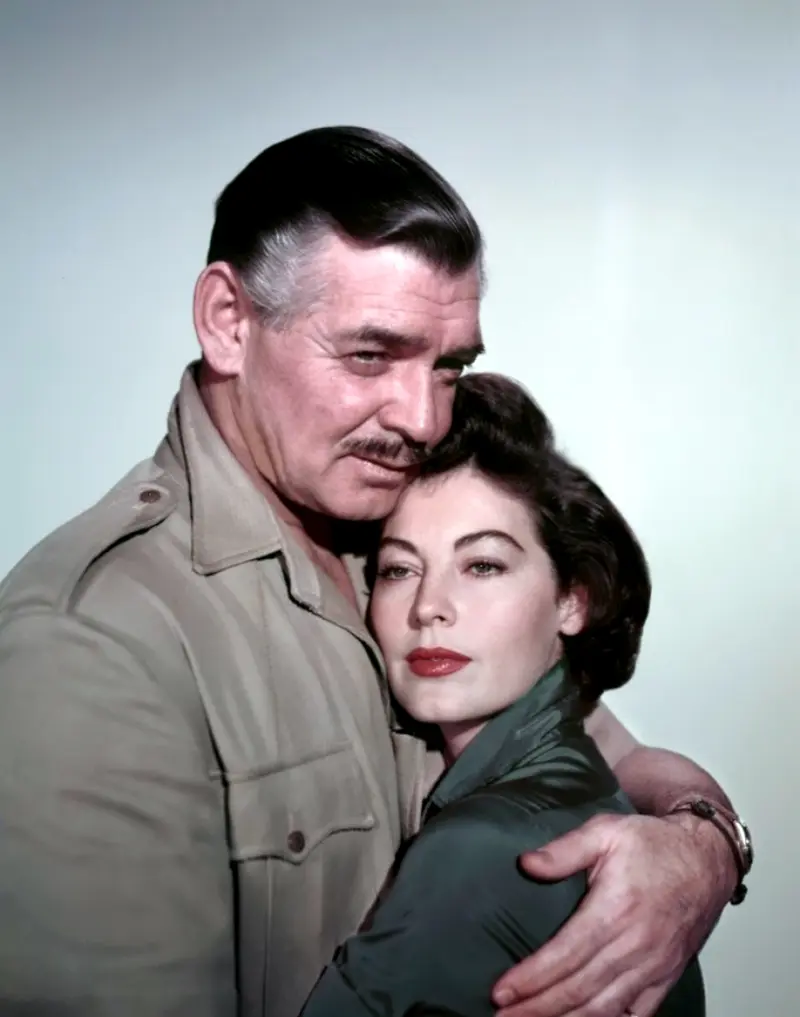 Clark Gable in a still from Mogambo (1953)