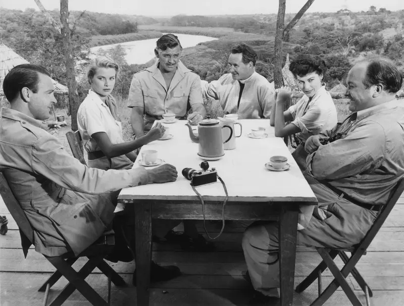 A scene from Mogambo (1953)